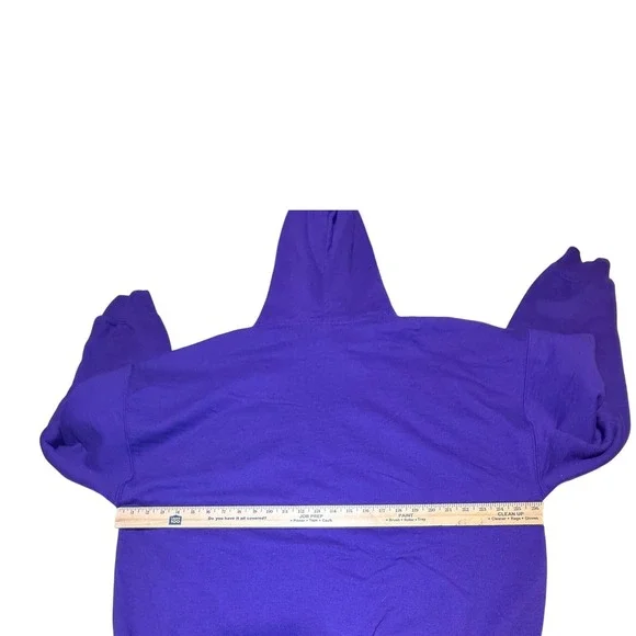 Gildan TCU Horned Frogs Purple Hoodie Sweatshirt Mens 2XL Pullover-980 - Picture 6 of 7